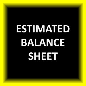Estimated Balance Sheet