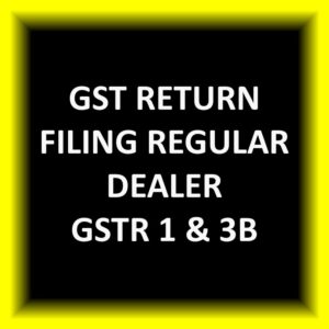 GST Return Filing Regular Dealer GSTR 1 & 3B