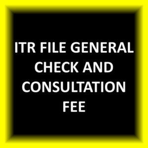 Slide8 ITR File General Check and Consultation Fee